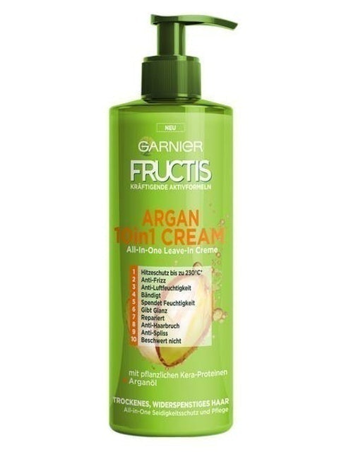 L'Oréal Argan Silky & Shiny 10in1 Cream Fructis Argan Silky Shiny 1