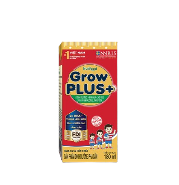 Nutifood  Sữa Bột Pha Sẵn Cho Bé 1 Tuổi  Grow Plus +  1