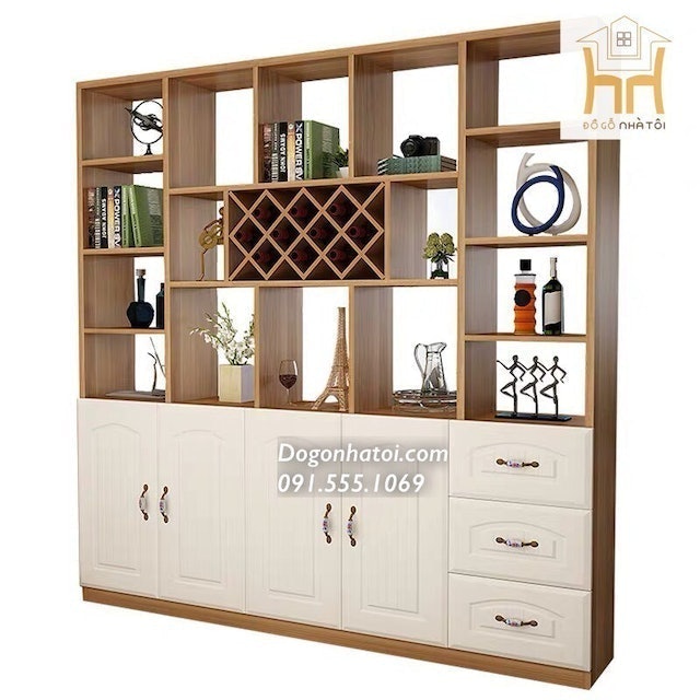 Đồ Gỗ Nhà Tôi Tủ Rượu Kiêm Vách Ngăn TR608 1