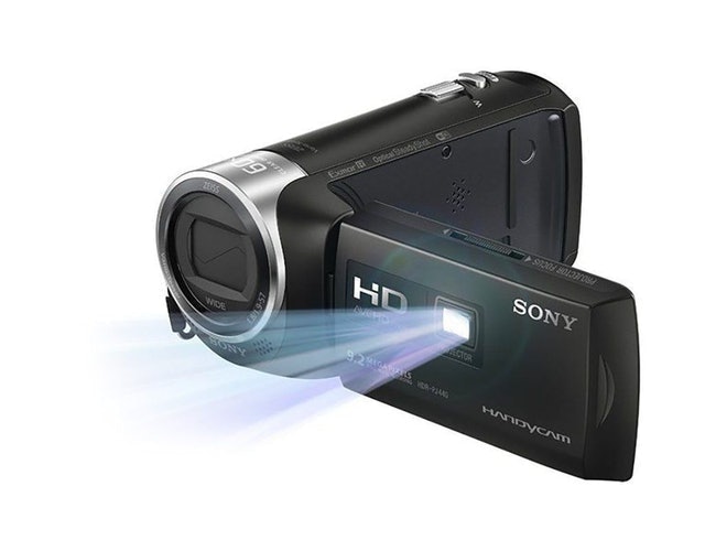  Sony  Máy Quay Phim Tích Hợp Máy Chiếu PJ440 Handycam 1